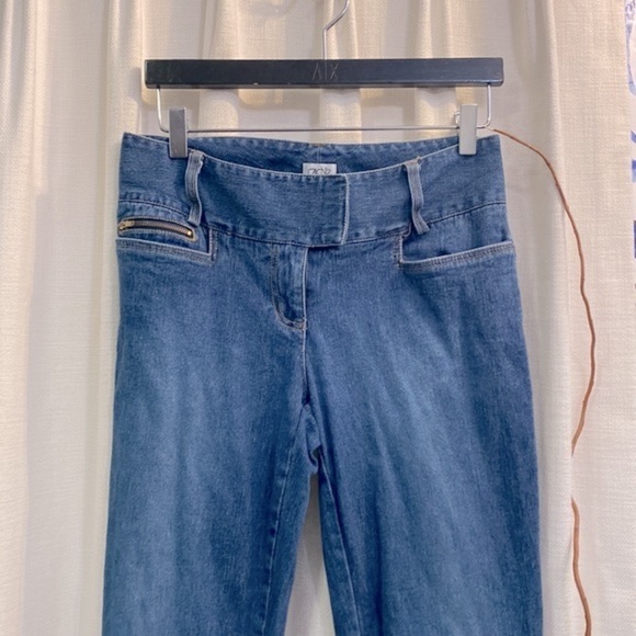 Women’s Cache Cotton & Spandex Wide Leg Jeans Size 6 - Picture 2 of 8